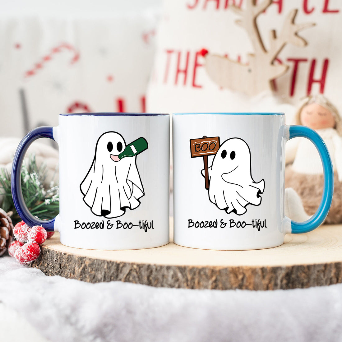 Boo Buddies Ghost Matching Mugs For Couples
