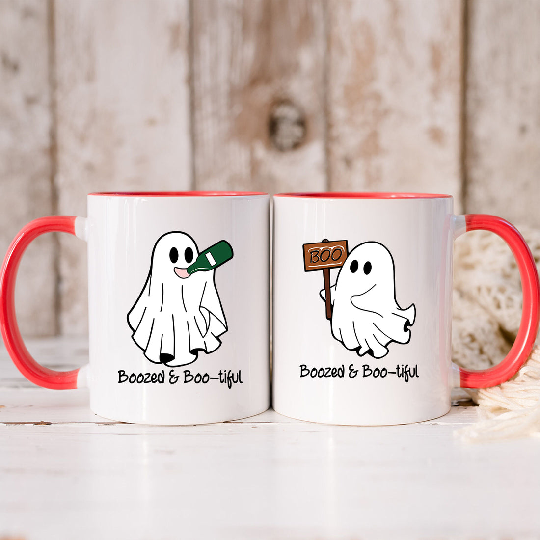 Boo Buddies Ghost Matching Mugs For Couples