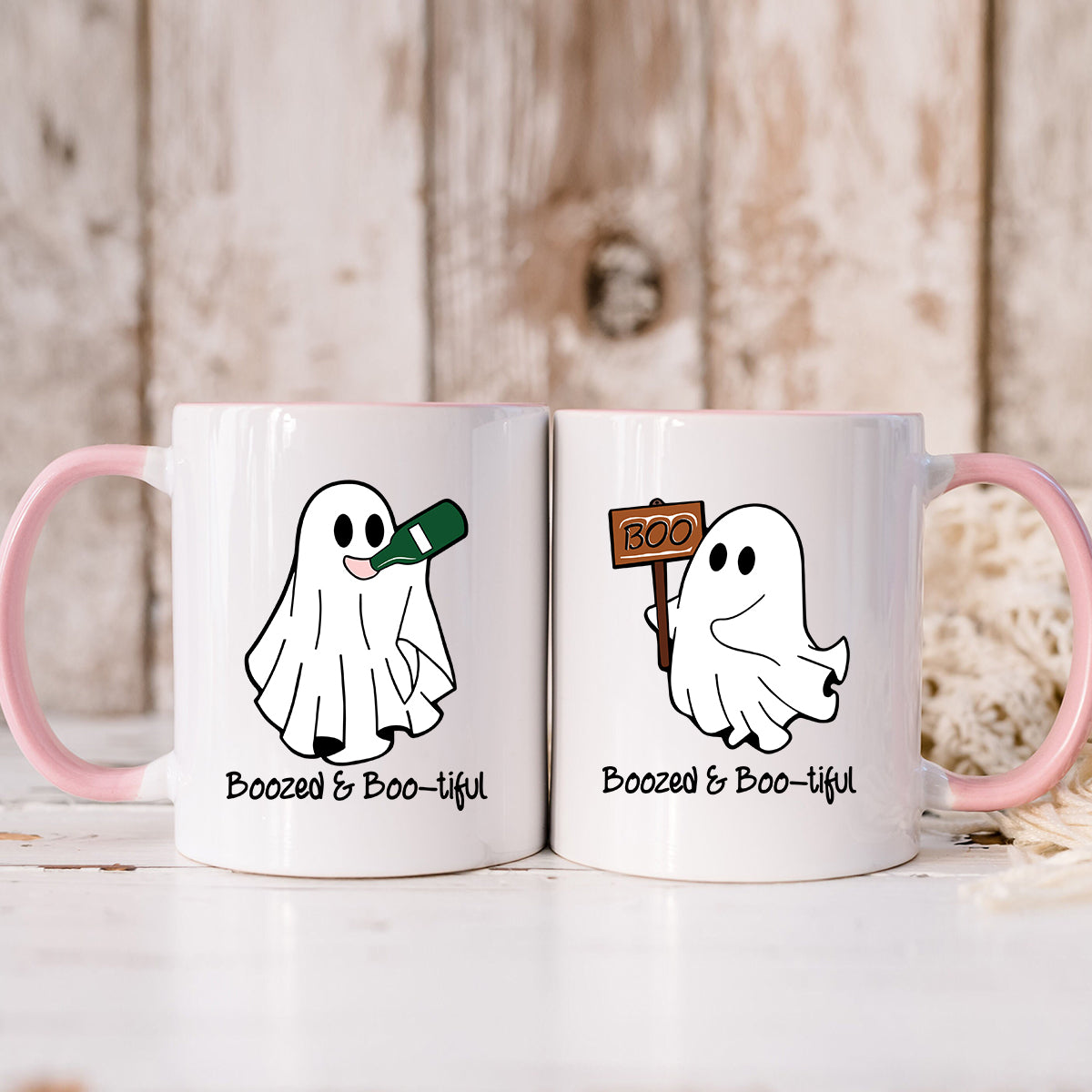 Boo Buddies Ghost Matching Mugs For Couples