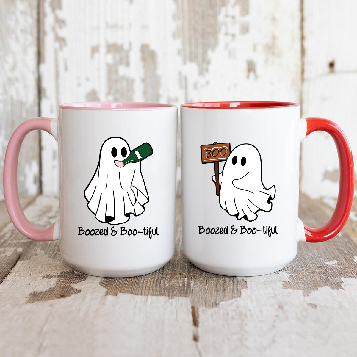 Boo Buddies Ghost Matching Mugs For Couples