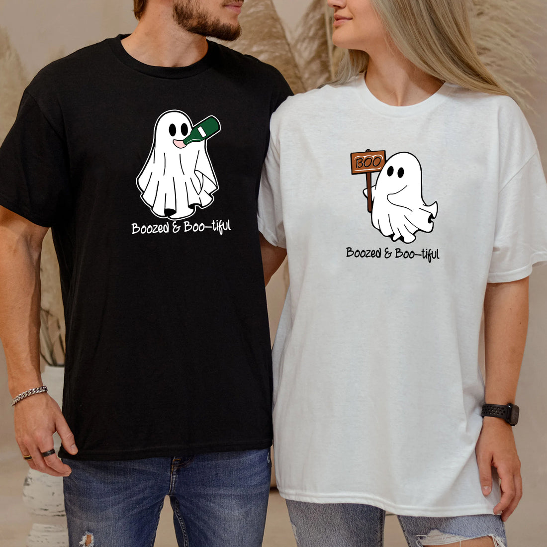 Boo Buddies Ghost Matching T-Shirts For Couples
