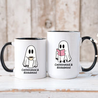 Book & Brew Ghost Matching Mugs For Couples