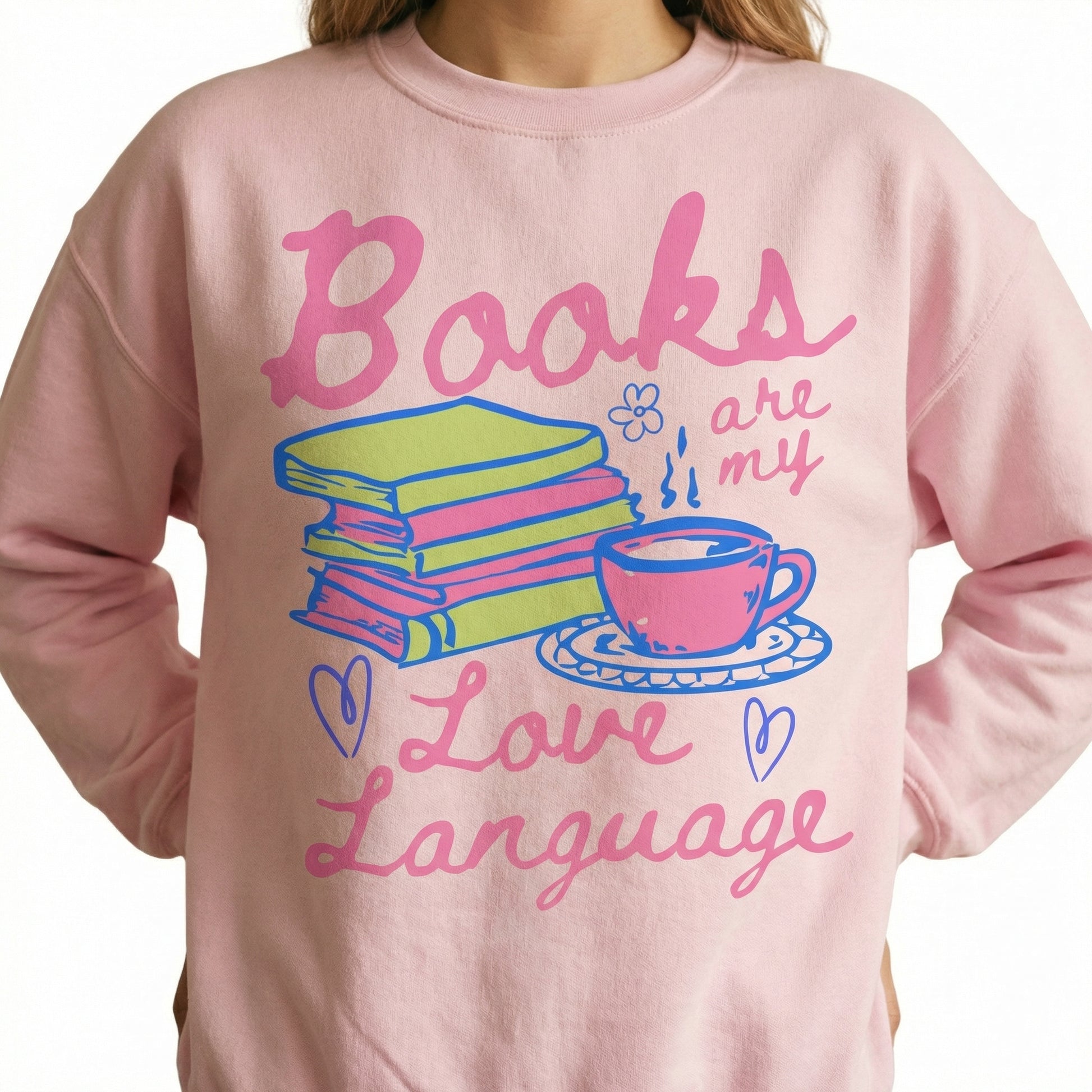 Books Are My Love Language Valentine T-Shirt – Book Lover Romance Reader Tee