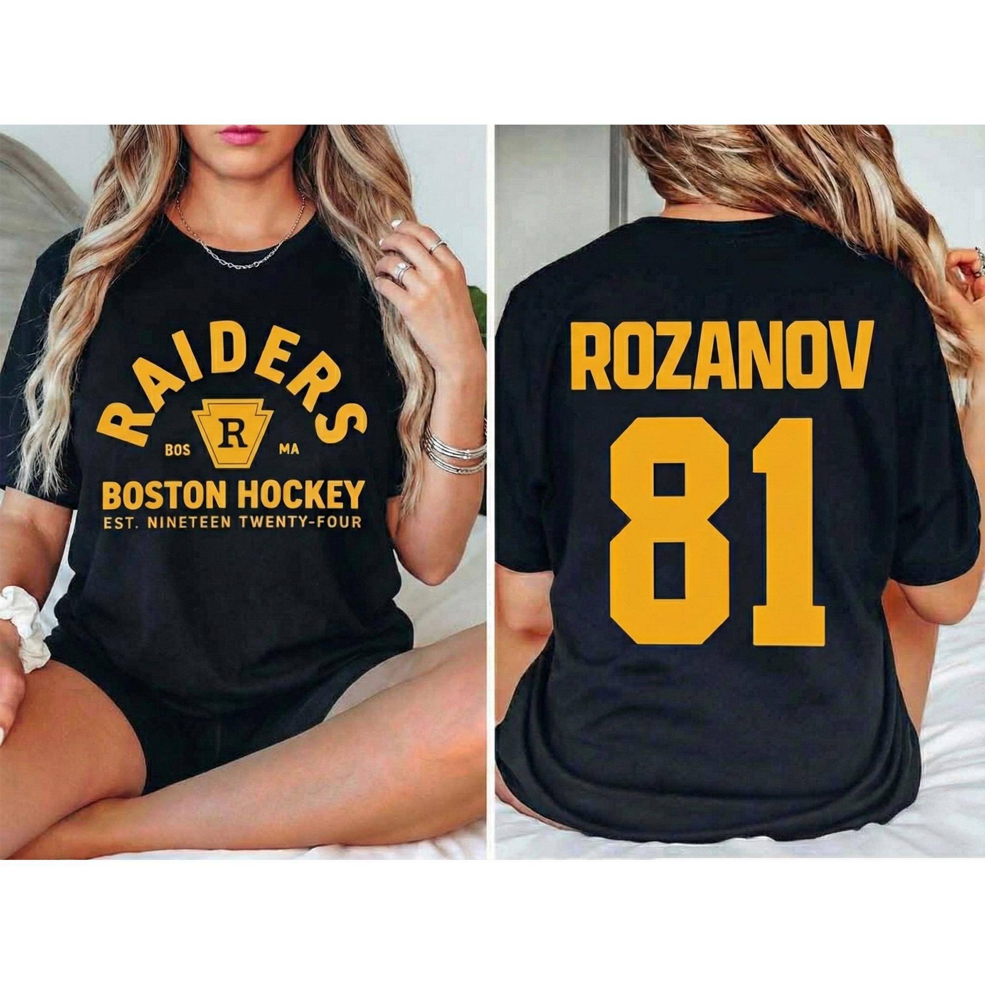 Boston Hockey Graphic T-Shirt - Number 81 Fan Tee