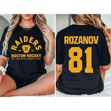 Boston Hockey Graphic T-Shirt - Number 81 Fan Tee