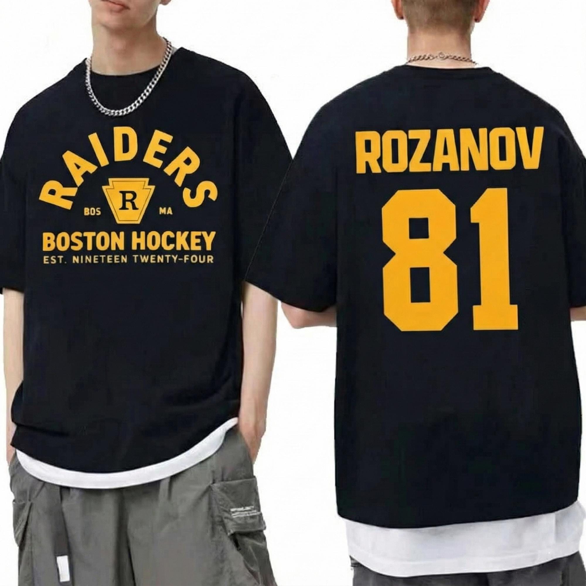 Boston Hockey Graphic T-Shirt - Number 81 Fan Tee