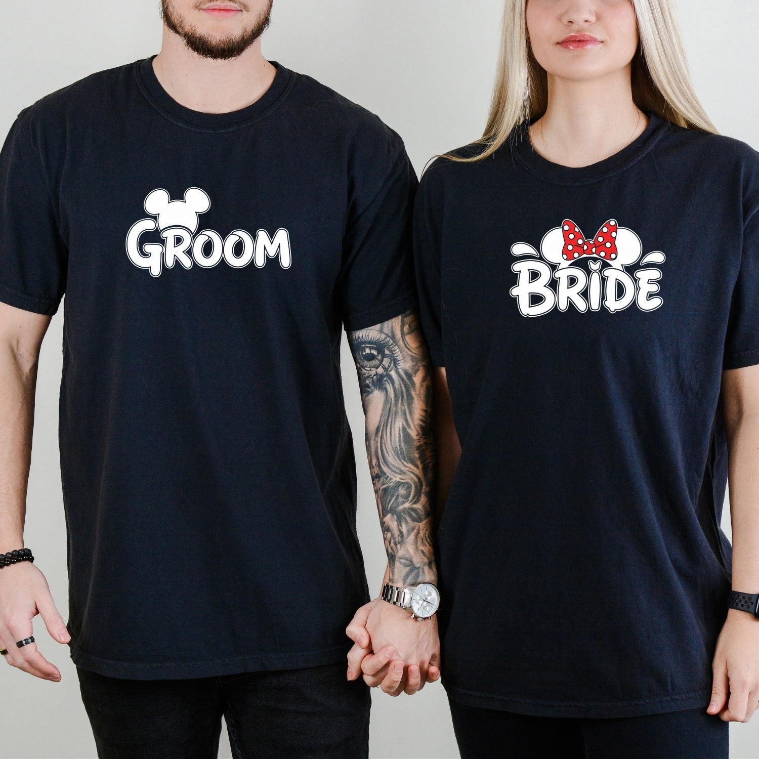 Bride and Groom Matching T-Shirts For Couples