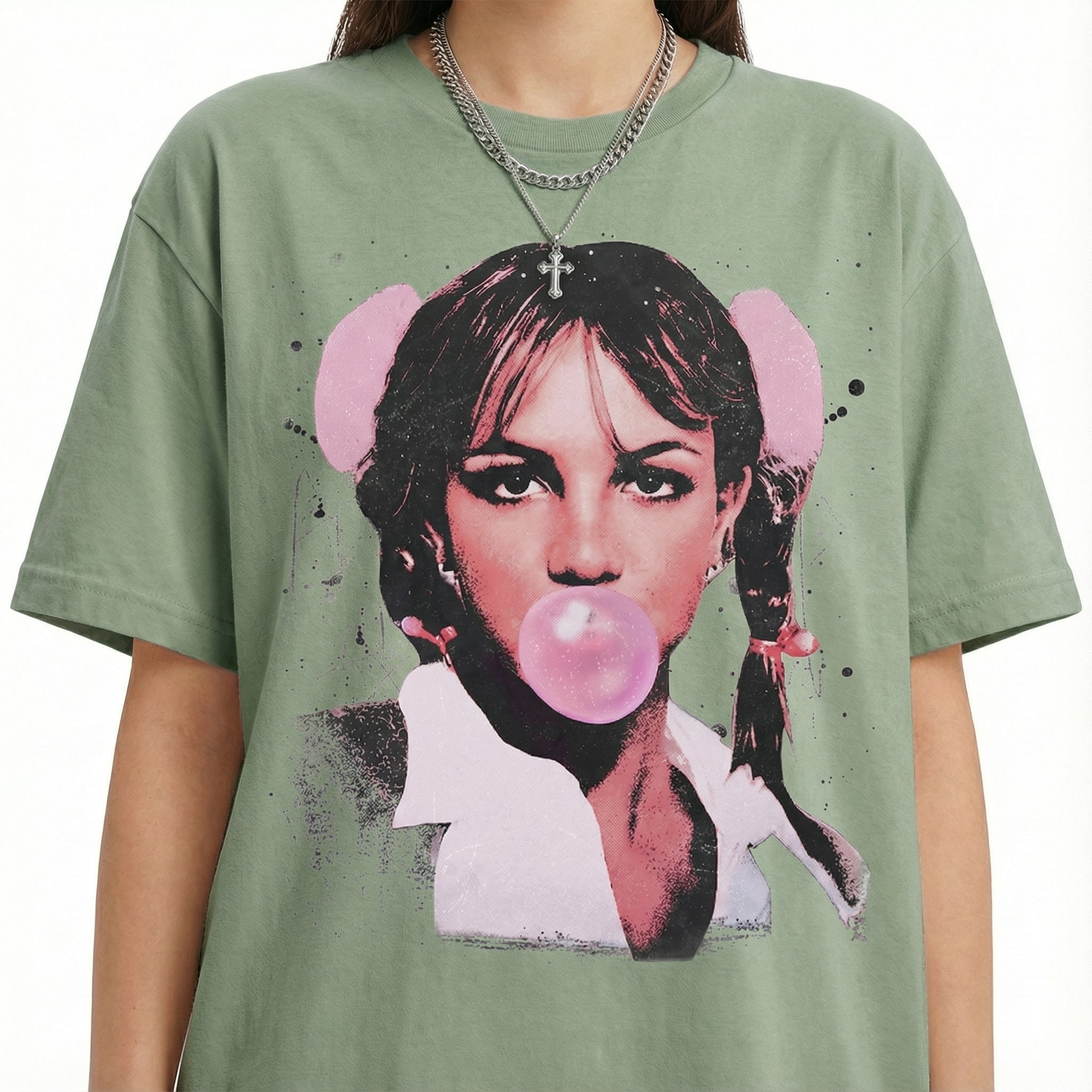 Britney Spears Vintage Style Graphic T-Shirt – Retro Pop Music Unisex Tee