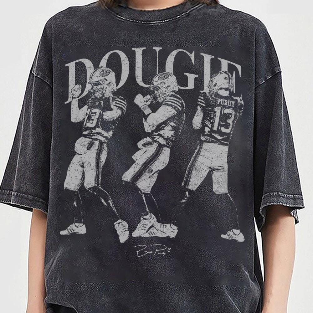 Dougie Dance Football Graphic T-Shirt - Game Day Fan Tee