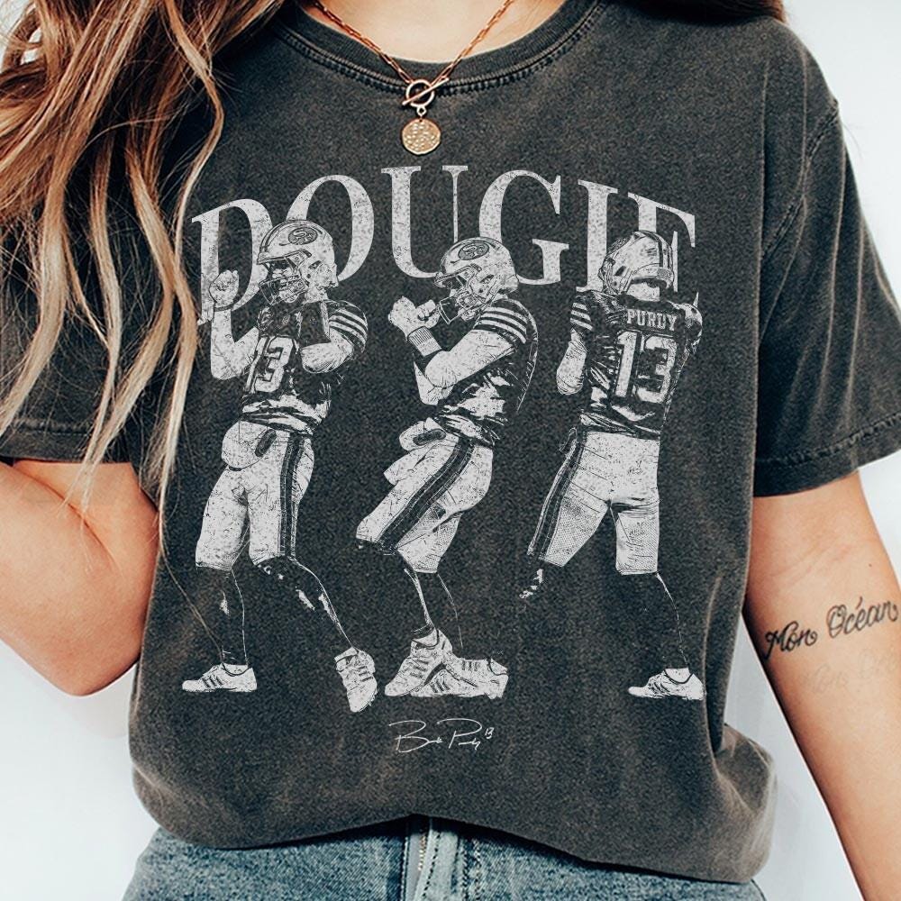 Dougie Dance Football Graphic T-Shirt - Game Day Fan Tee