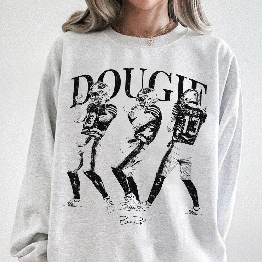 Dougie Dance Football Graphic T-Shirt - Game Day Fan Tee