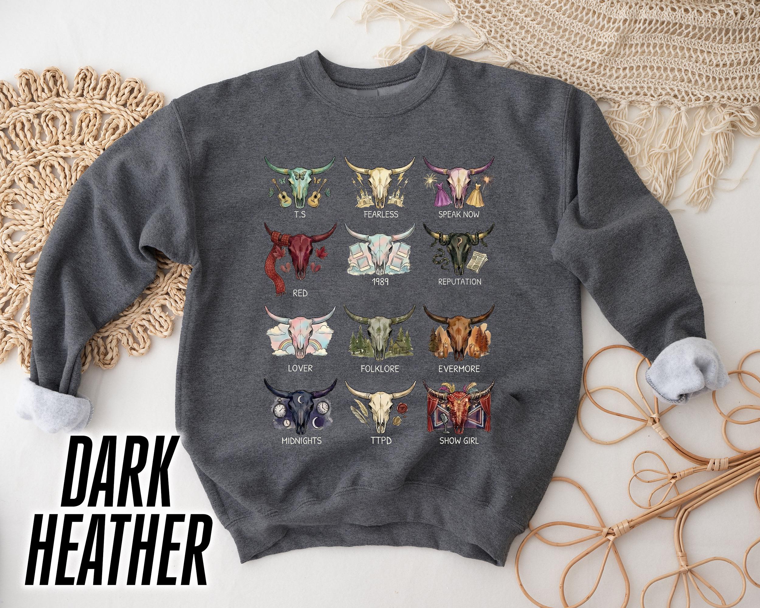 Bull Head Album Cover Sweatshirt – Trendy Graphic Crewneck