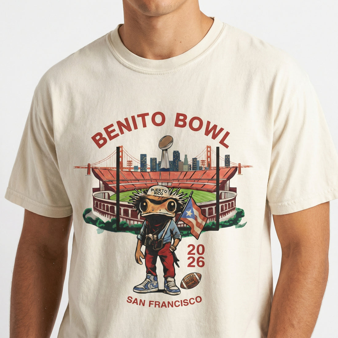 Bunny Bowl 2026 Football Graphic T-Shirt – Funny Sports Fan Tee