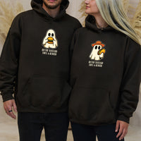 Burger & Taco Ghosts Matching Hoodies For Couples
