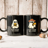 Burger & Taco Ghosts Matching Mugs For Couples