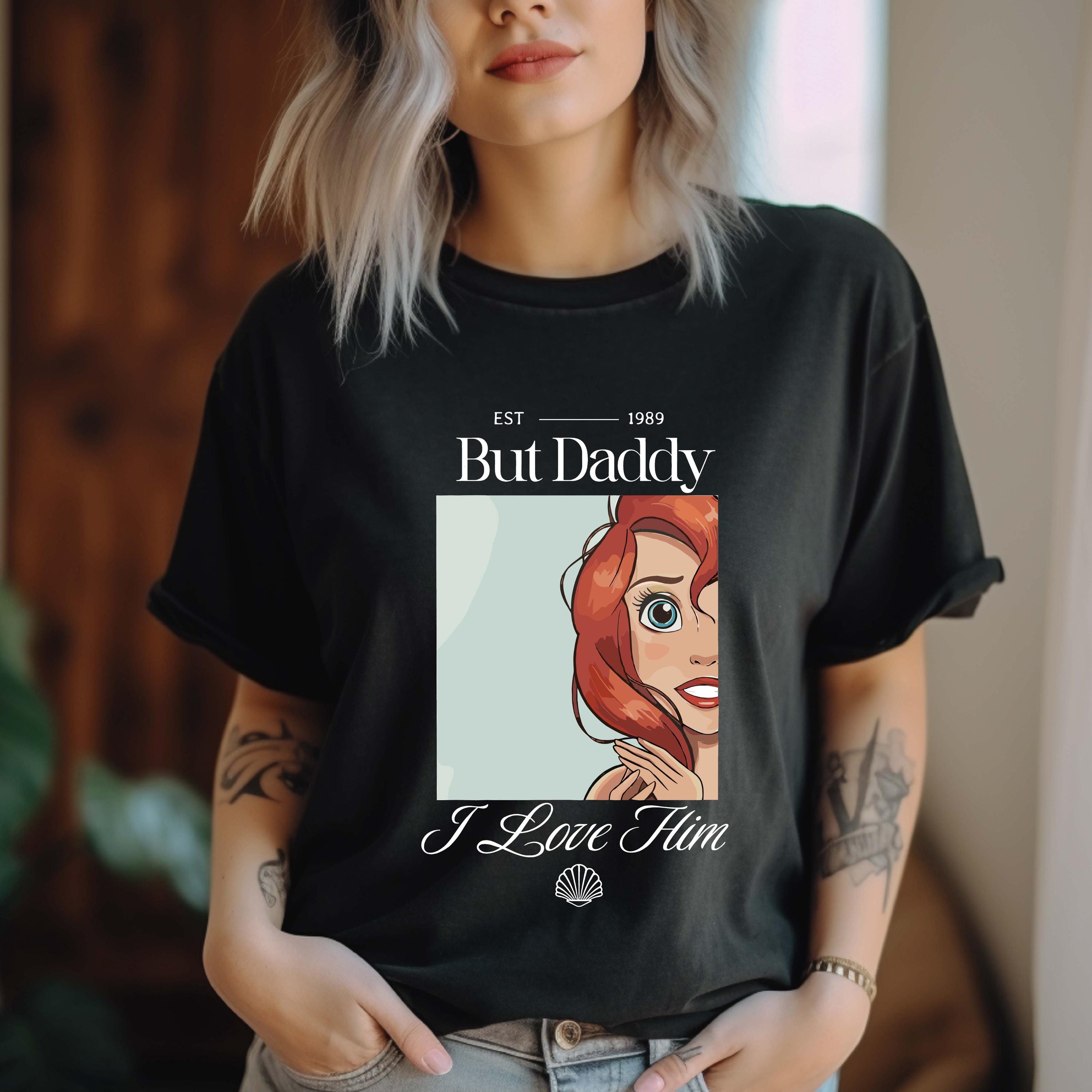 But Daddy I Love Him Shirt – Little Mermaid Inspired Family Trip Tee, Princess Vacation Graphic Shirt