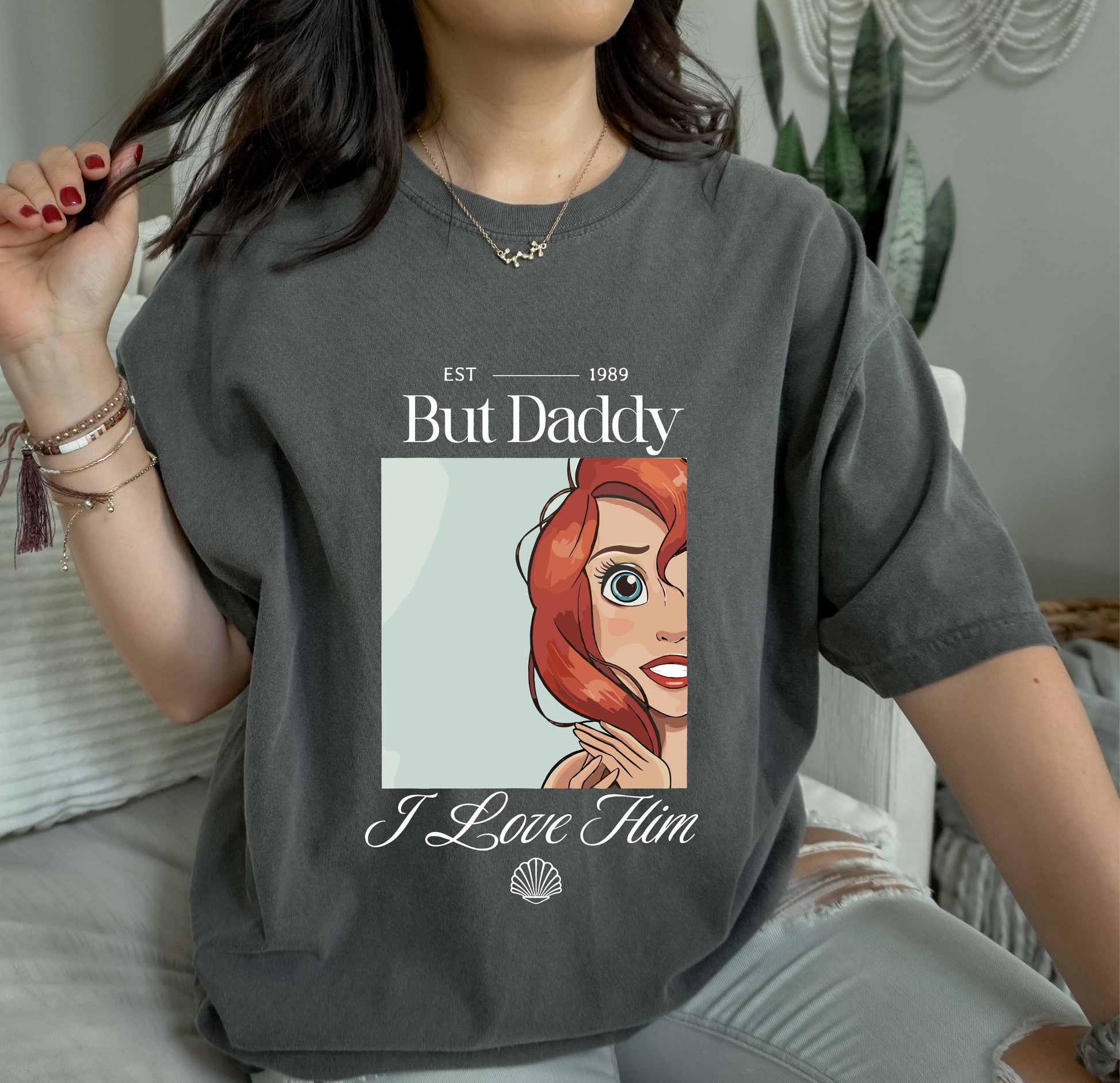 But Daddy I Love Him Shirt – Little Mermaid Inspired Family Trip Tee, Princess Vacation Graphic Shirt