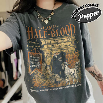 Greek Mythology Demigod Pegasus Shirt – Camp-Inspired Tee for Book Lovers