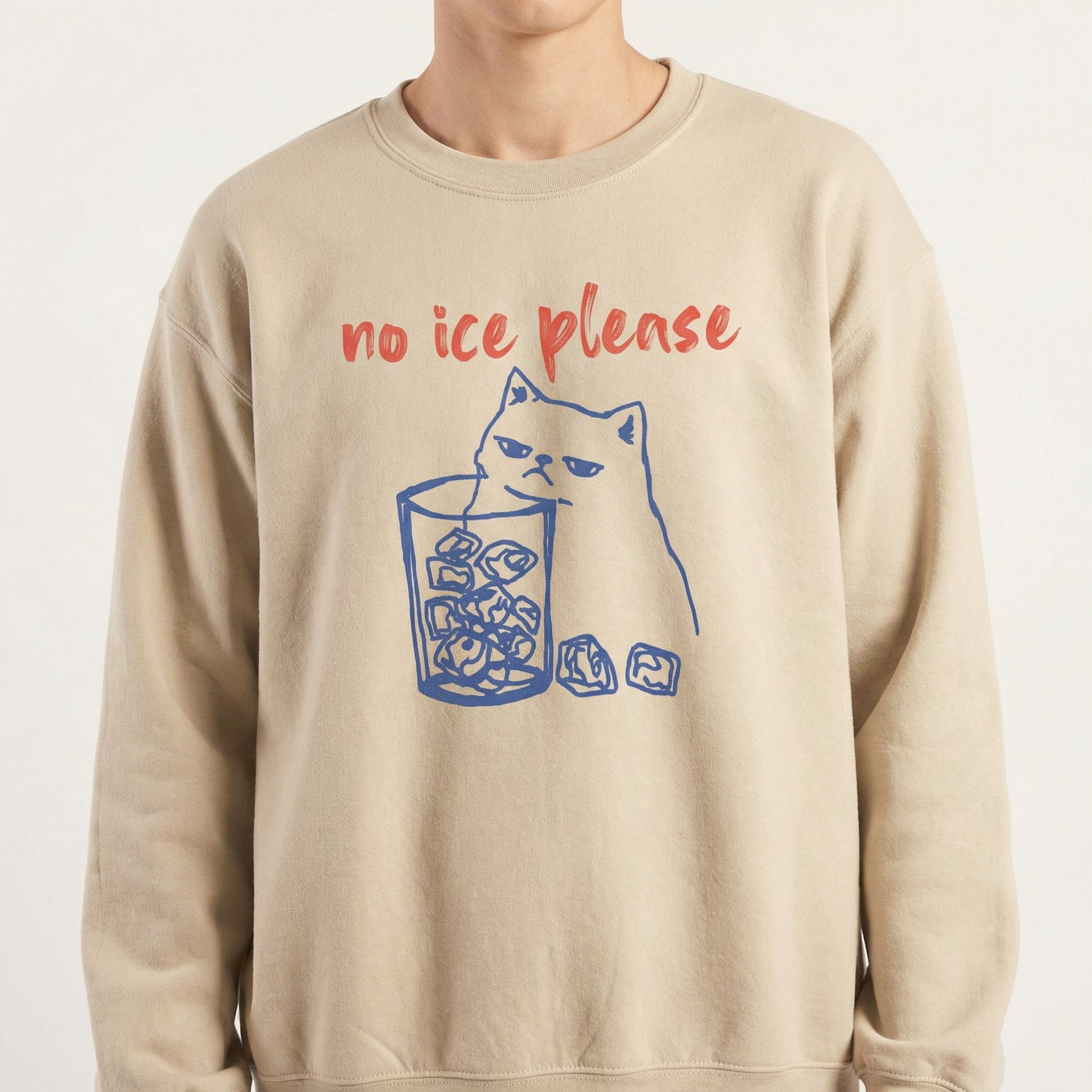 Cat Graphic Social Justice Sweatshirt – Compassion & Human Dignity Statement