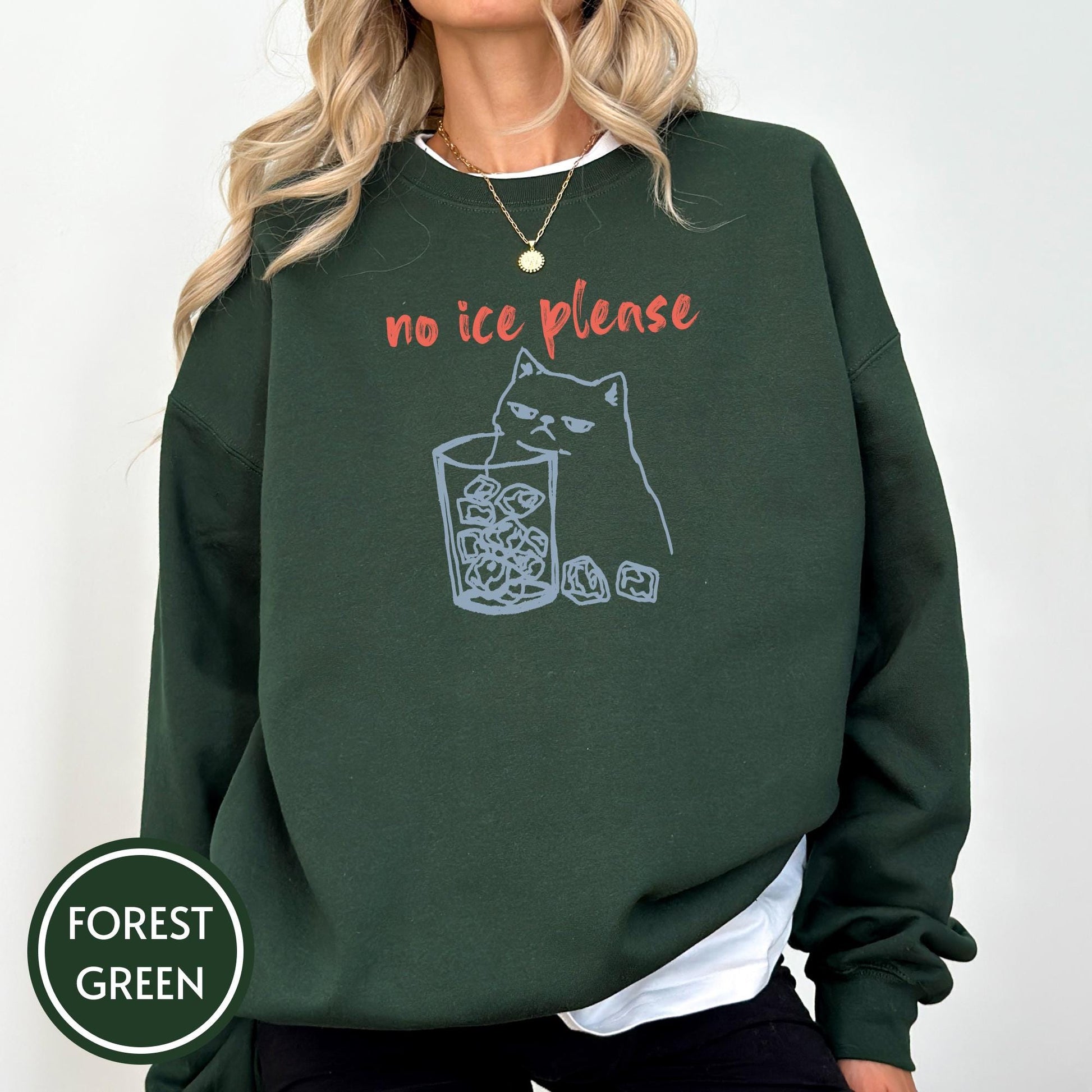 Cat Graphic Social Justice Sweatshirt – Compassion & Human Dignity Statement