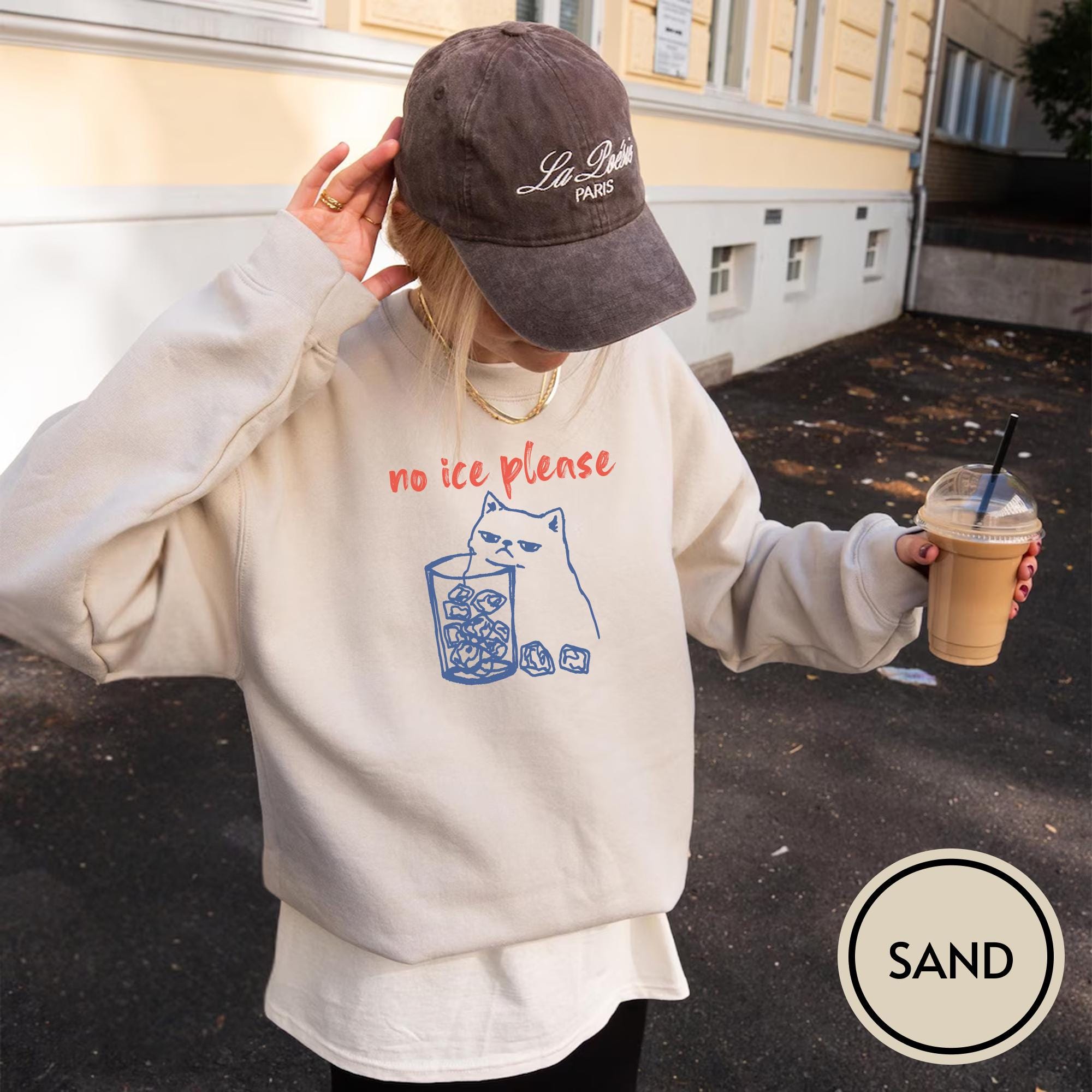 Cat Graphic Social Justice Sweatshirt – Compassion & Human Dignity Statement