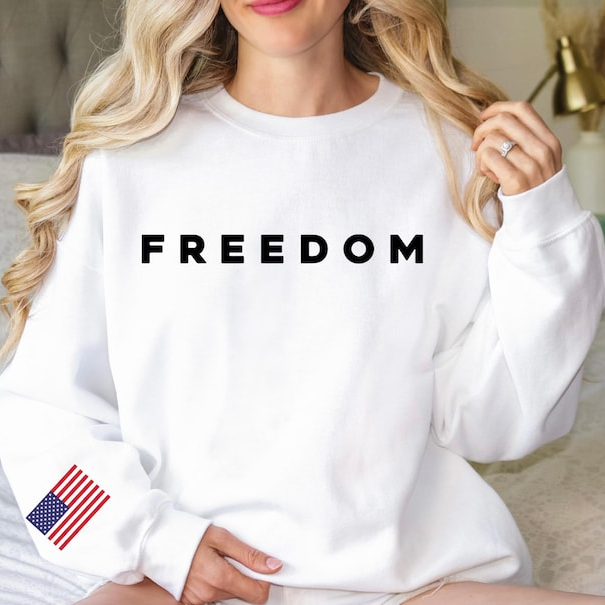 Charlie Kirk Freedom Graphic Tee - Patriotic American T-Shirt - USA Pride Shirt for Men and Women