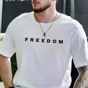 Charlie Kirk Freedom Shirt - Justice For Charlie Kirk T-Shirt - Inspirational Quote Tee