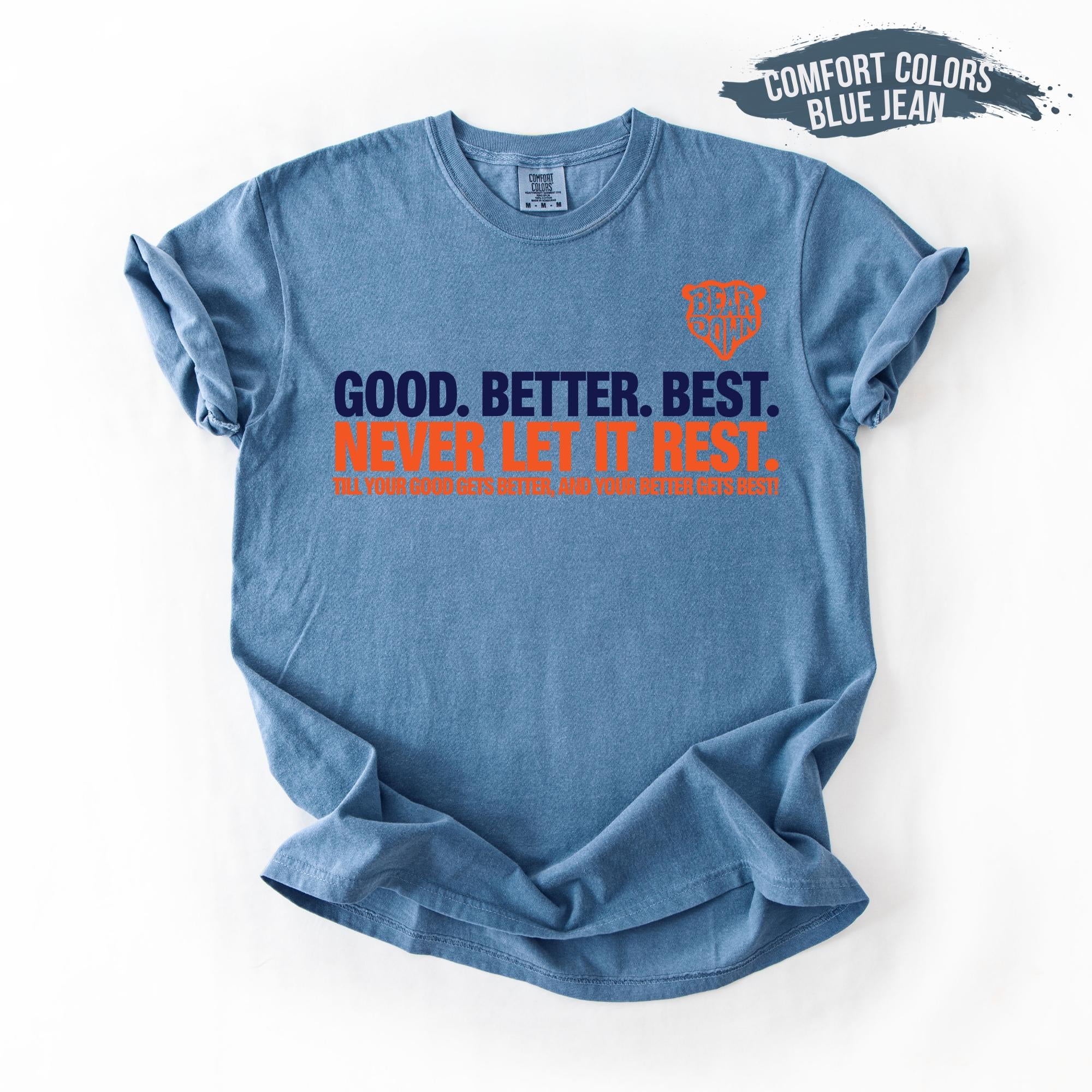 Chicago Football Sweatshirt – Good Better Best Design, Adult & Youth Fan Gift