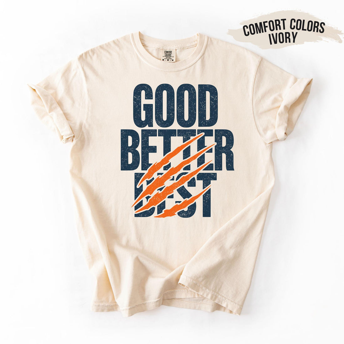 Chicago Football Good Better Best Sweatshirt – City Sports Fan Graphic