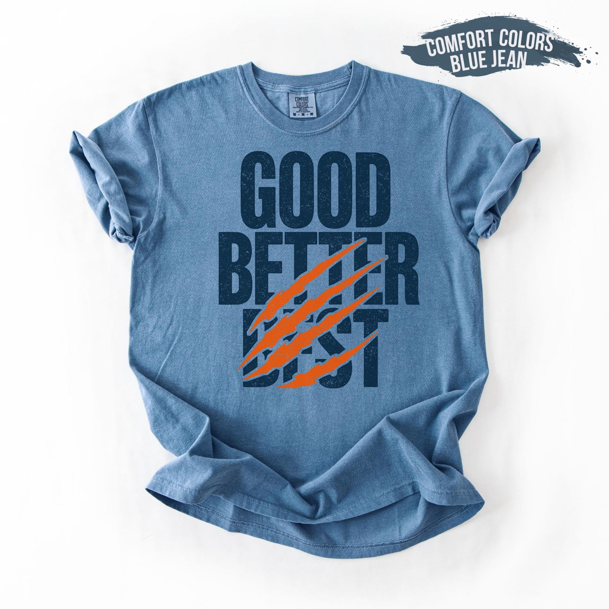 Chicago Football Good Better Best Sweatshirt – City Sports Fan Graphic