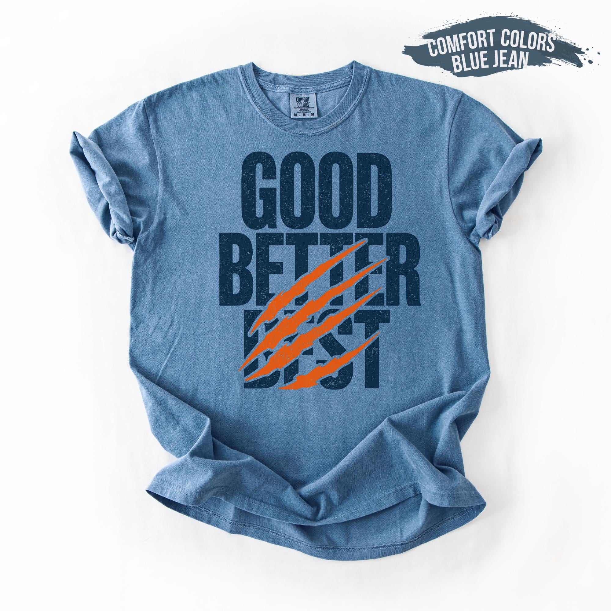 Chicago Football Good Better Best Sweatshirt – City Sports Fan Graphic