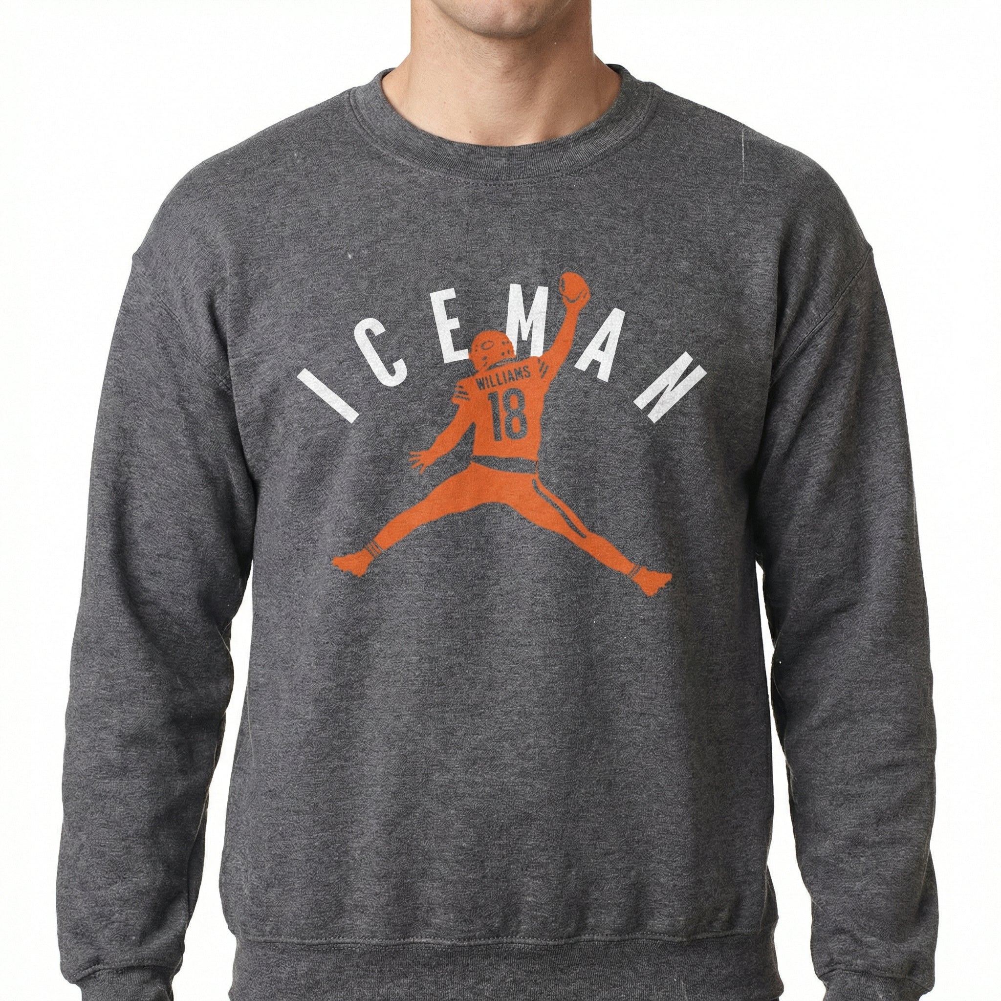 Chicago Iceman Graphic Football T-Shirt – Funny Cold-Blooded Football Fan Tee