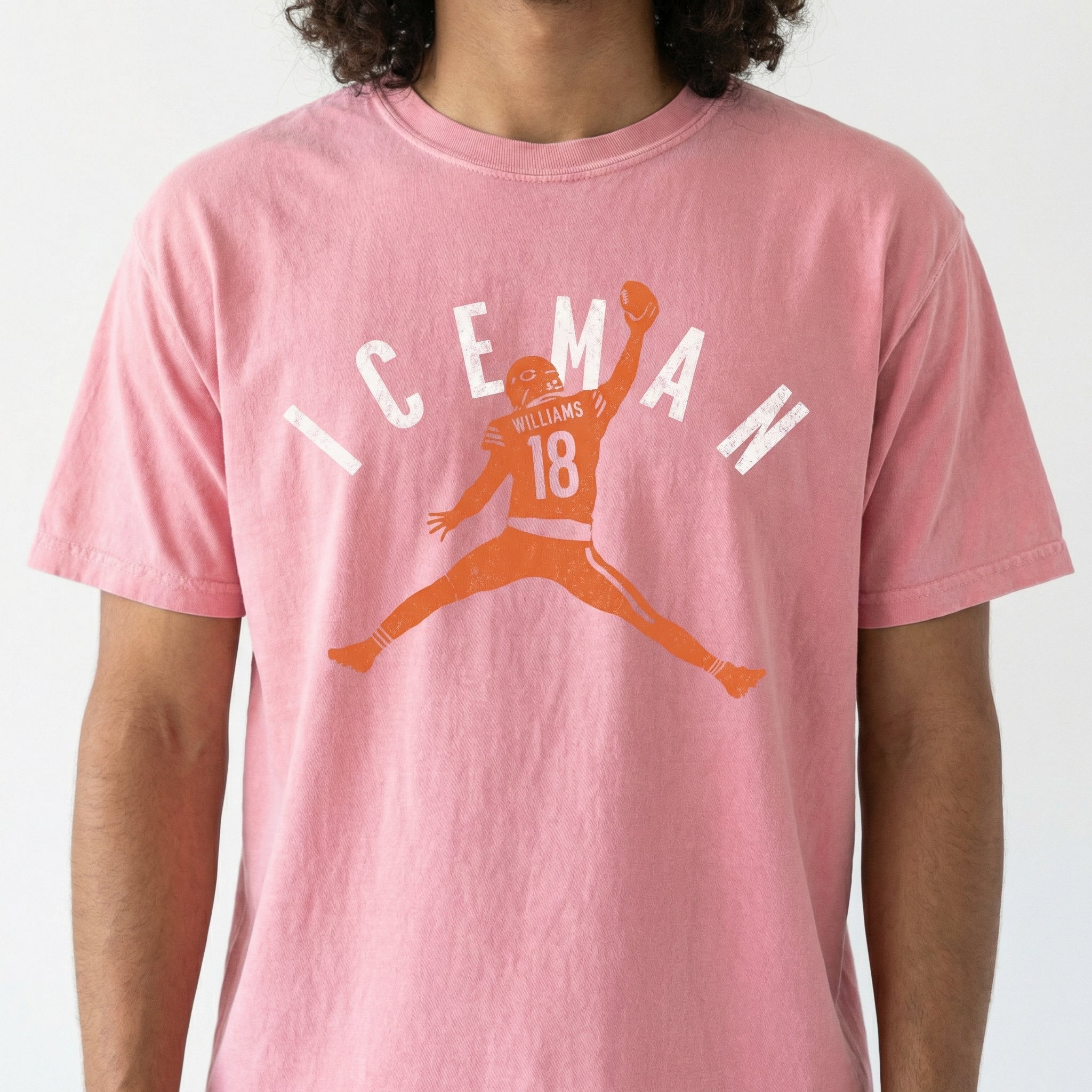 Chicago Iceman Graphic Football T-Shirt – Funny Cold-Blooded Football Fan Tee
