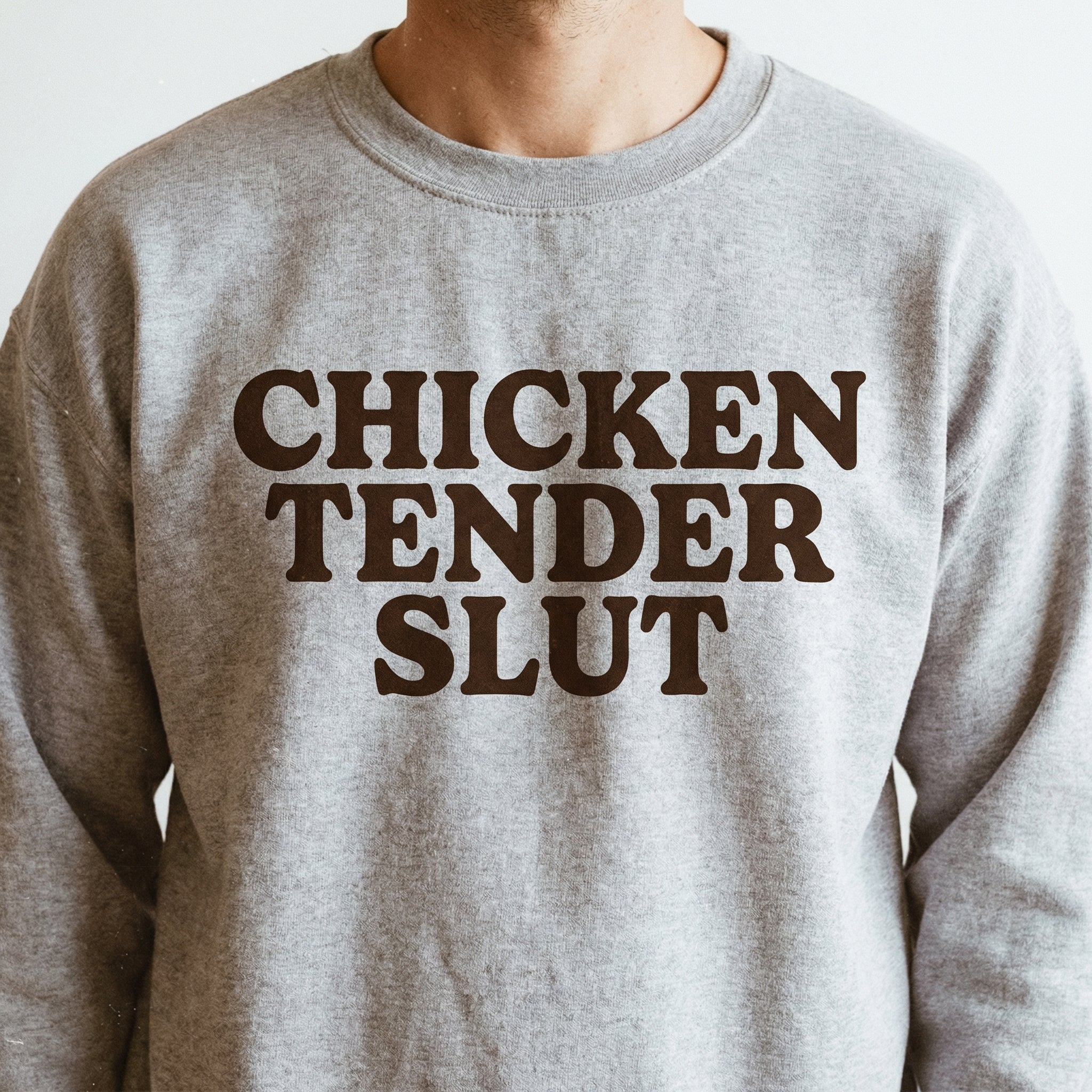 Chicken Tender Meme Graphic T-Shirt – Funny Gen Z Prank Unisex Tee