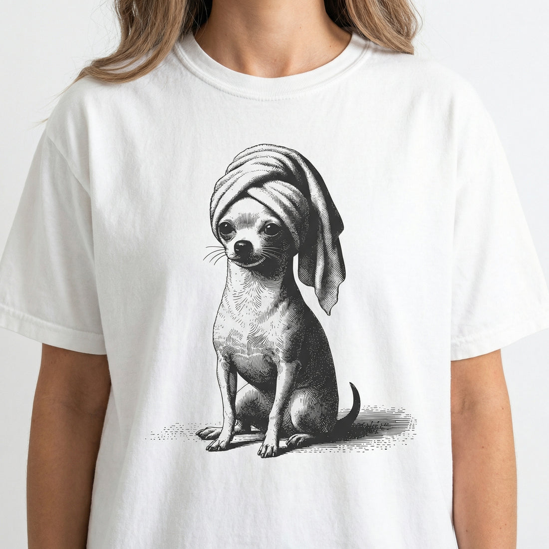 Chihuahua Vintage Spa Bath T-Shirt – Cute Dog Graphic Tee