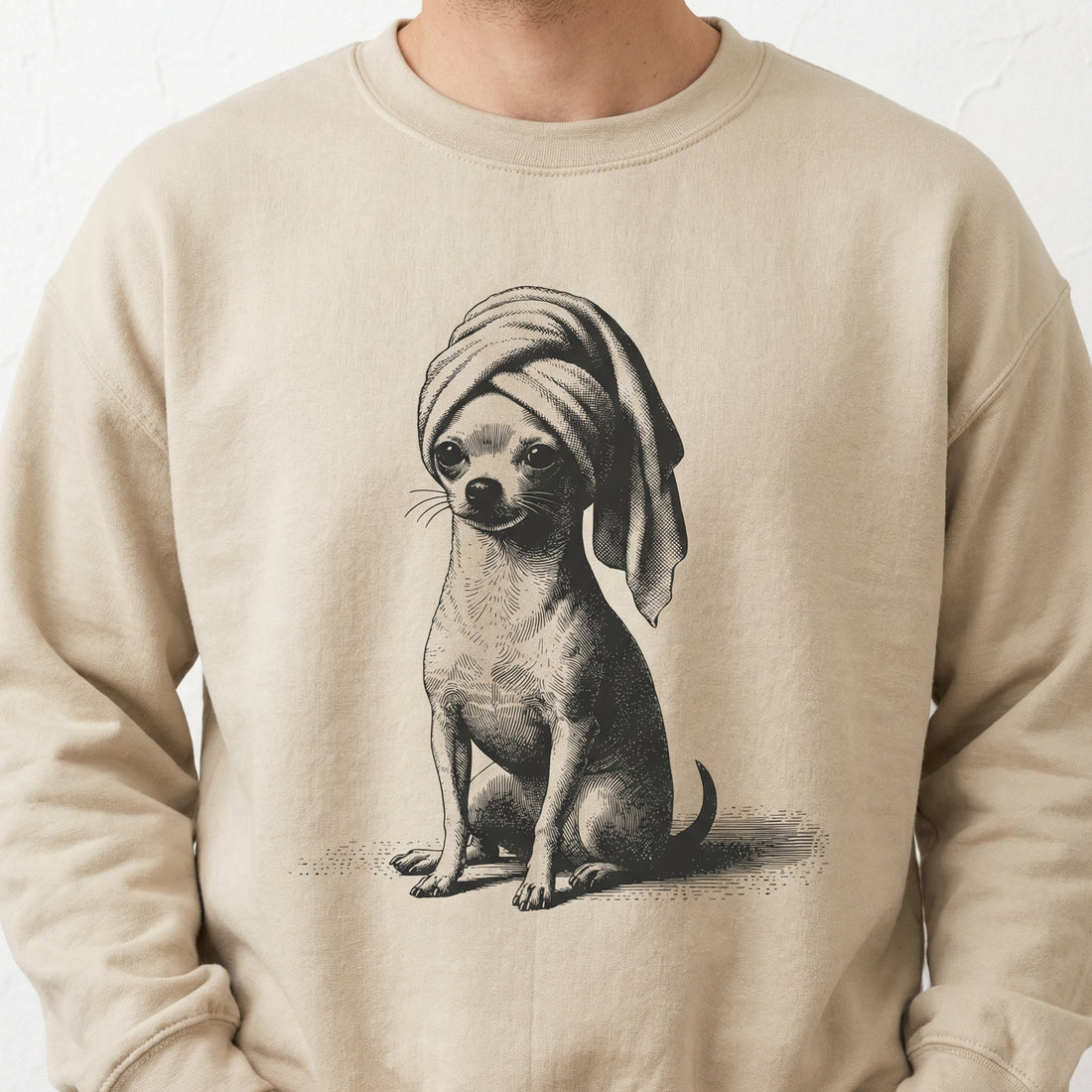 Chihuahua Vintage Spa Bath T-Shirt – Cute Dog Graphic Tee