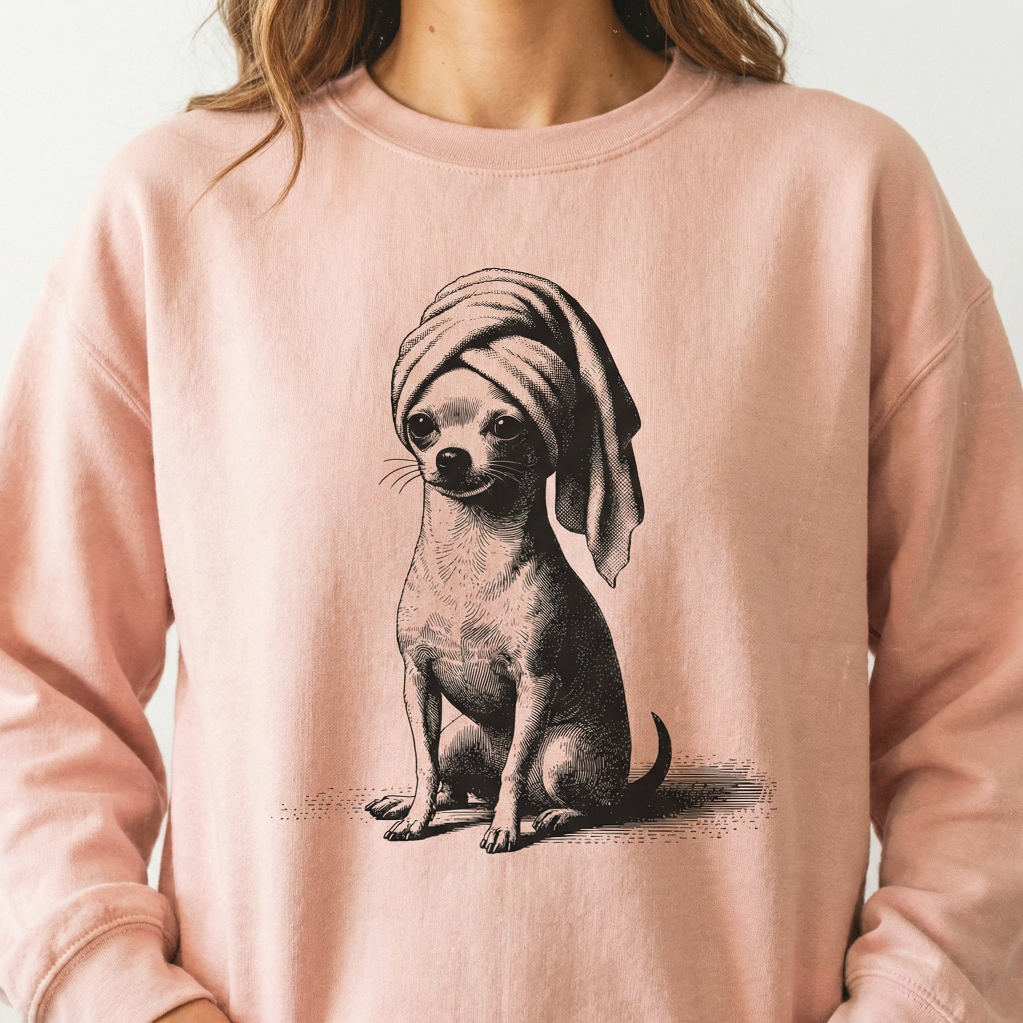Chihuahua Vintage Spa Bath T-Shirt – Cute Dog Graphic Tee