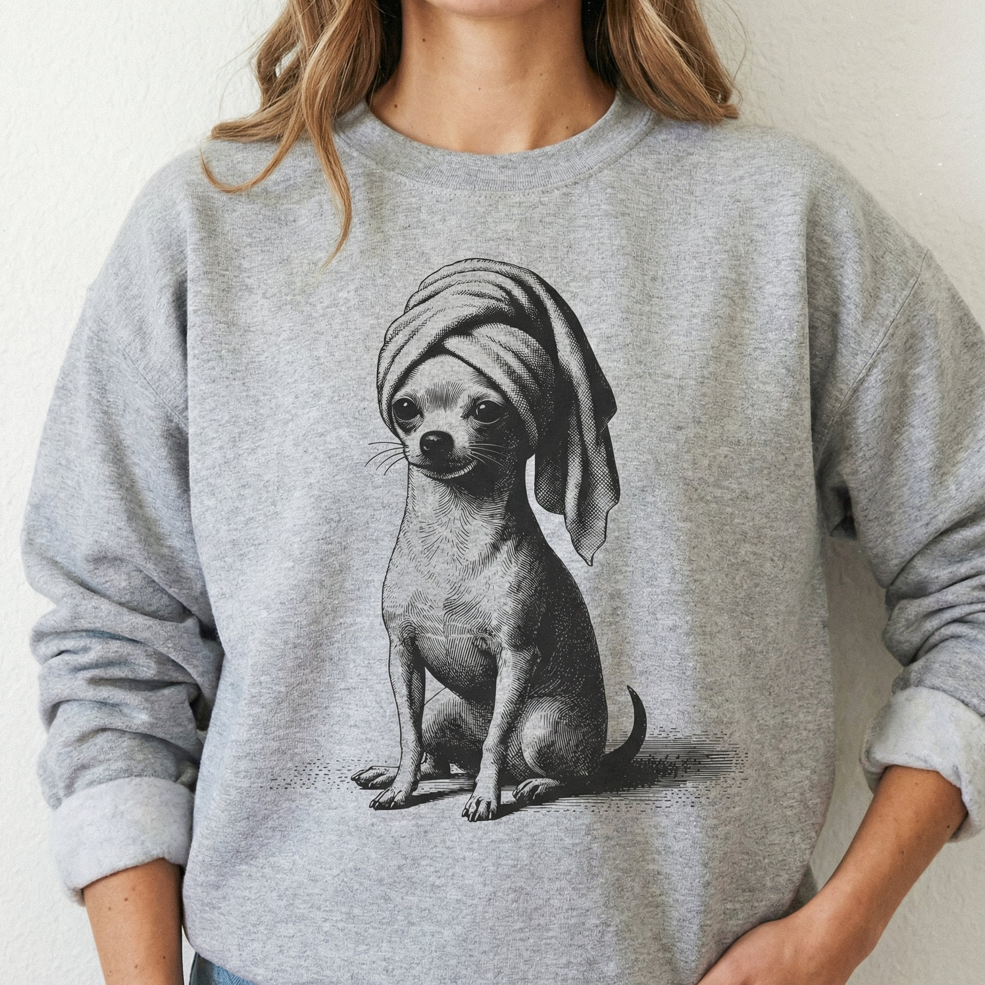 Chihuahua Vintage Spa Bath T-Shirt – Cute Dog Graphic Tee