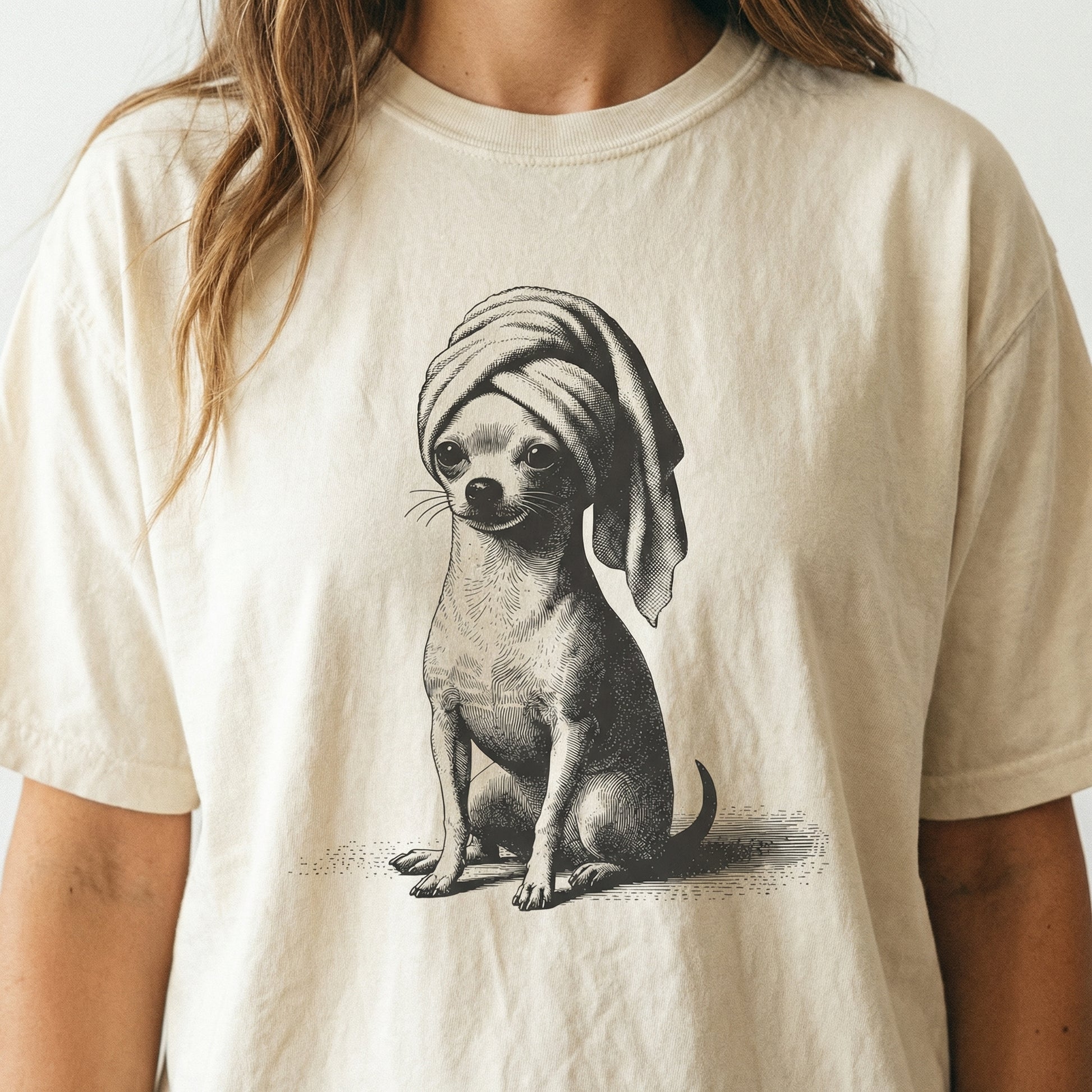 Chihuahua Vintage Spa Bath T-Shirt – Cute Dog Graphic Tee