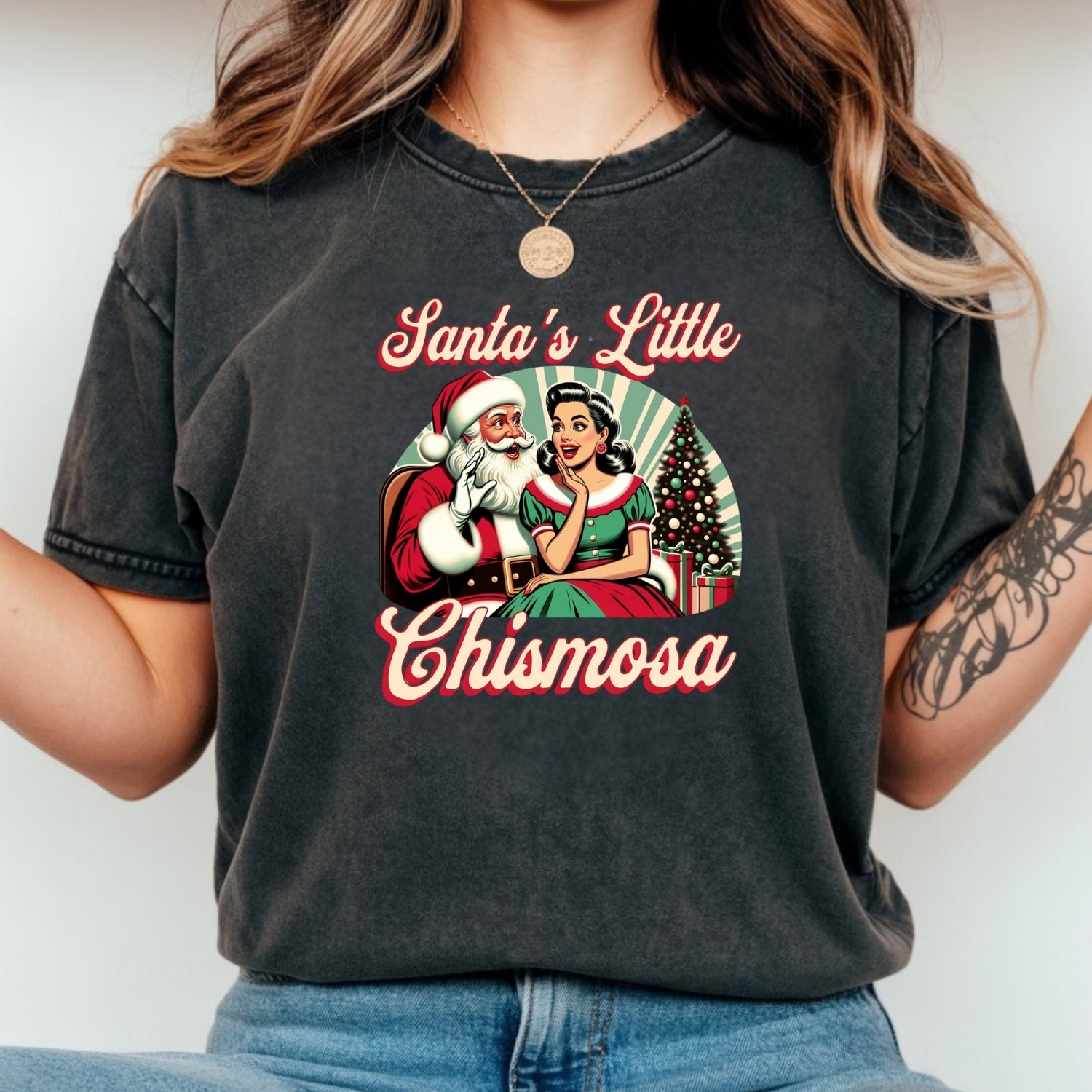 Chismosa Latina Social Club T-Shirt - Funny Chisme Graphic Tee for Women