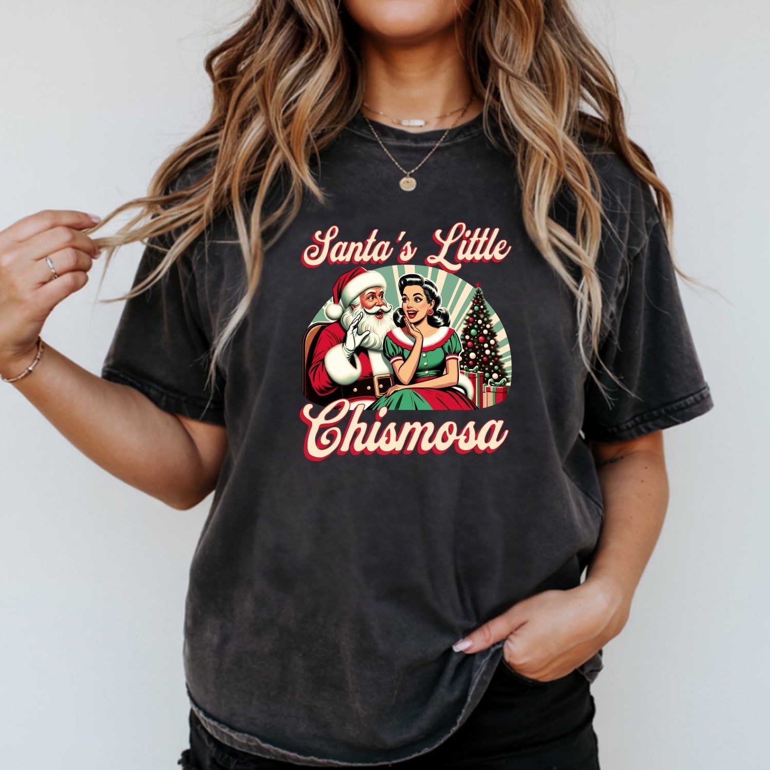 Chismosa Latina Social Club T-Shirt - Funny Chisme Graphic Tee for Women
