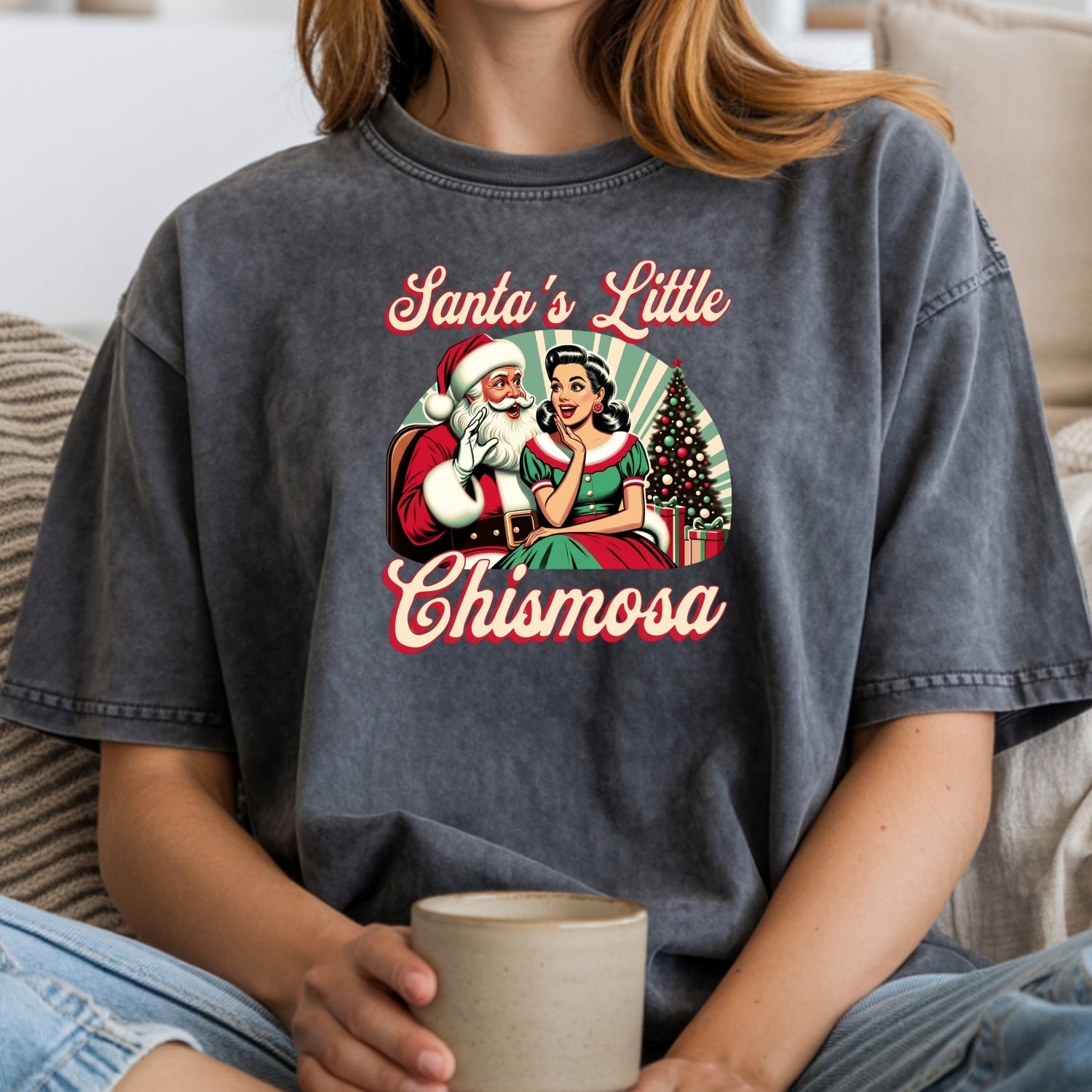 Chismosa Latina Social Club T-Shirt - Funny Chisme Graphic Tee for Women