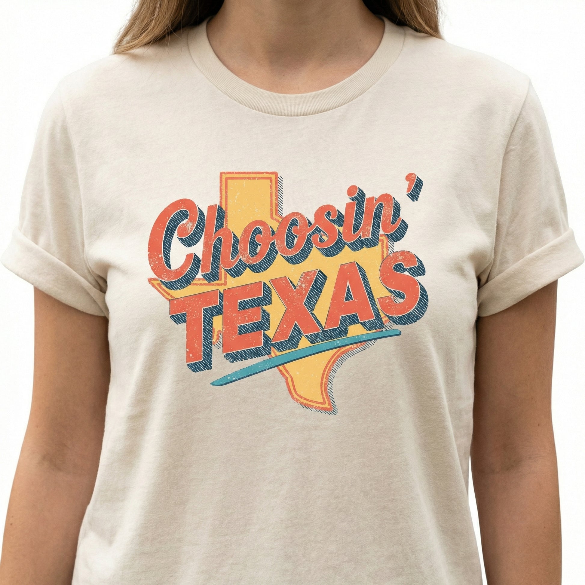 Choosin’ Texas Rope Script T-Shirt – Western Graphic Tee – Country Rodeo Shirt