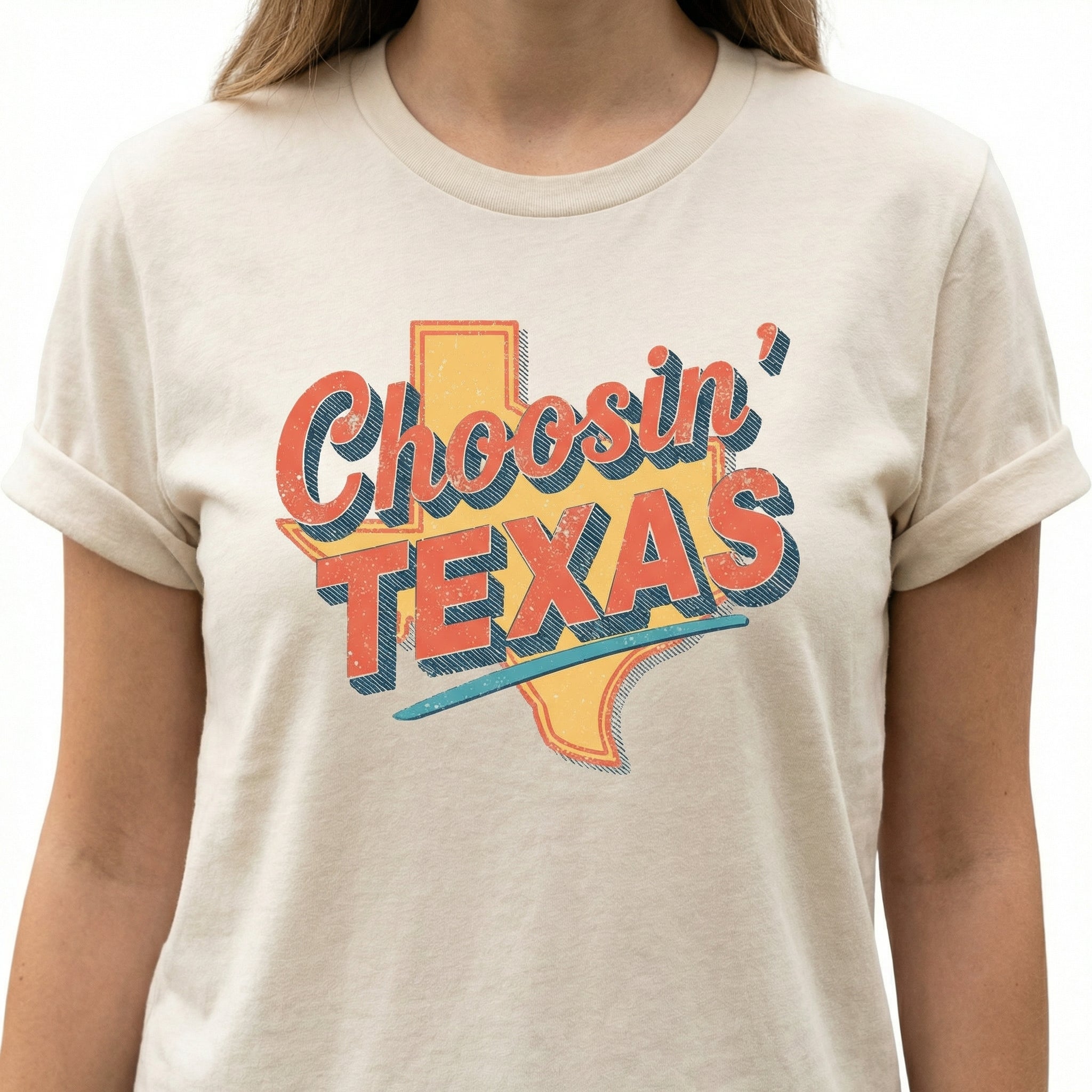 Choosin’ Texas Rope Script T-Shirt – Western Graphic Tee – Country Rodeo Shirt
