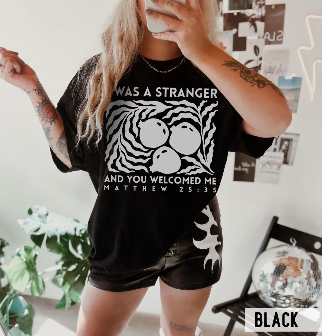 Christian Bible Verse Graphic T-Shirt – Faith-Based Compassion Message Tee