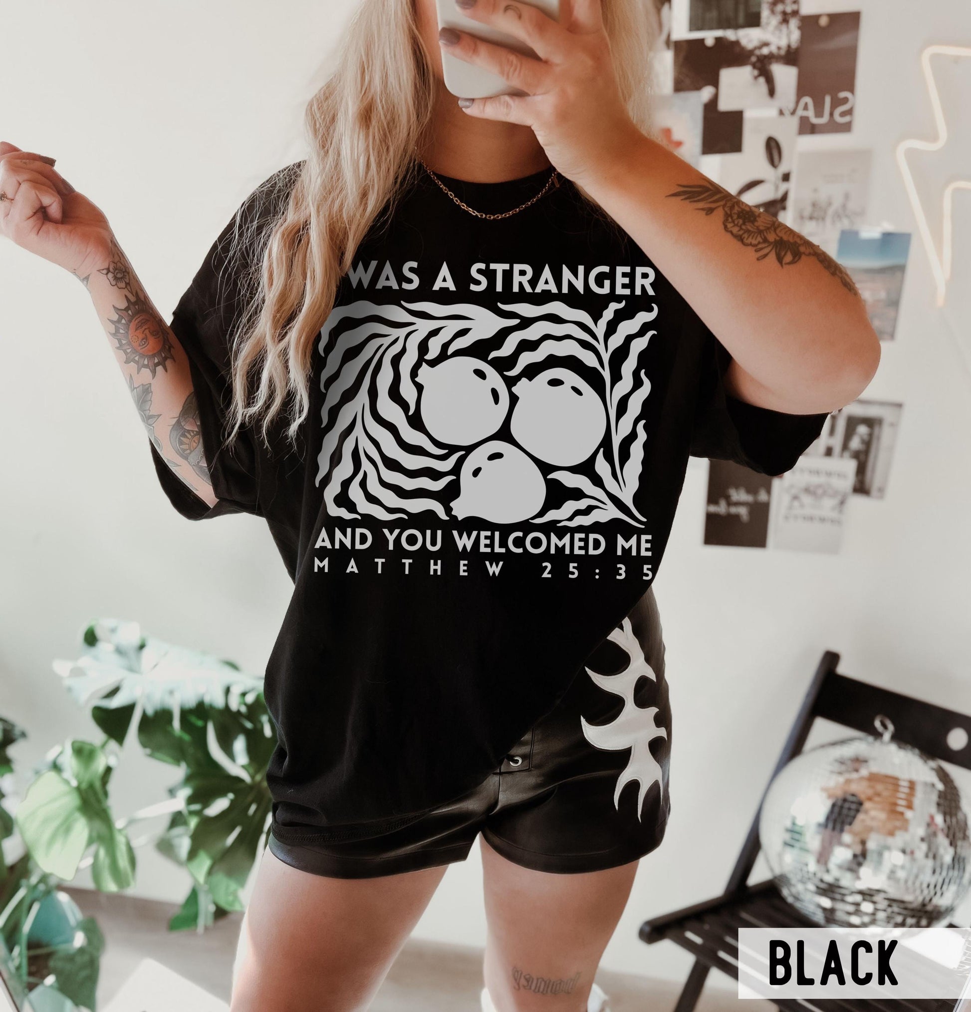Christian Bible Verse Graphic T-Shirt – Faith-Based Compassion Message Tee