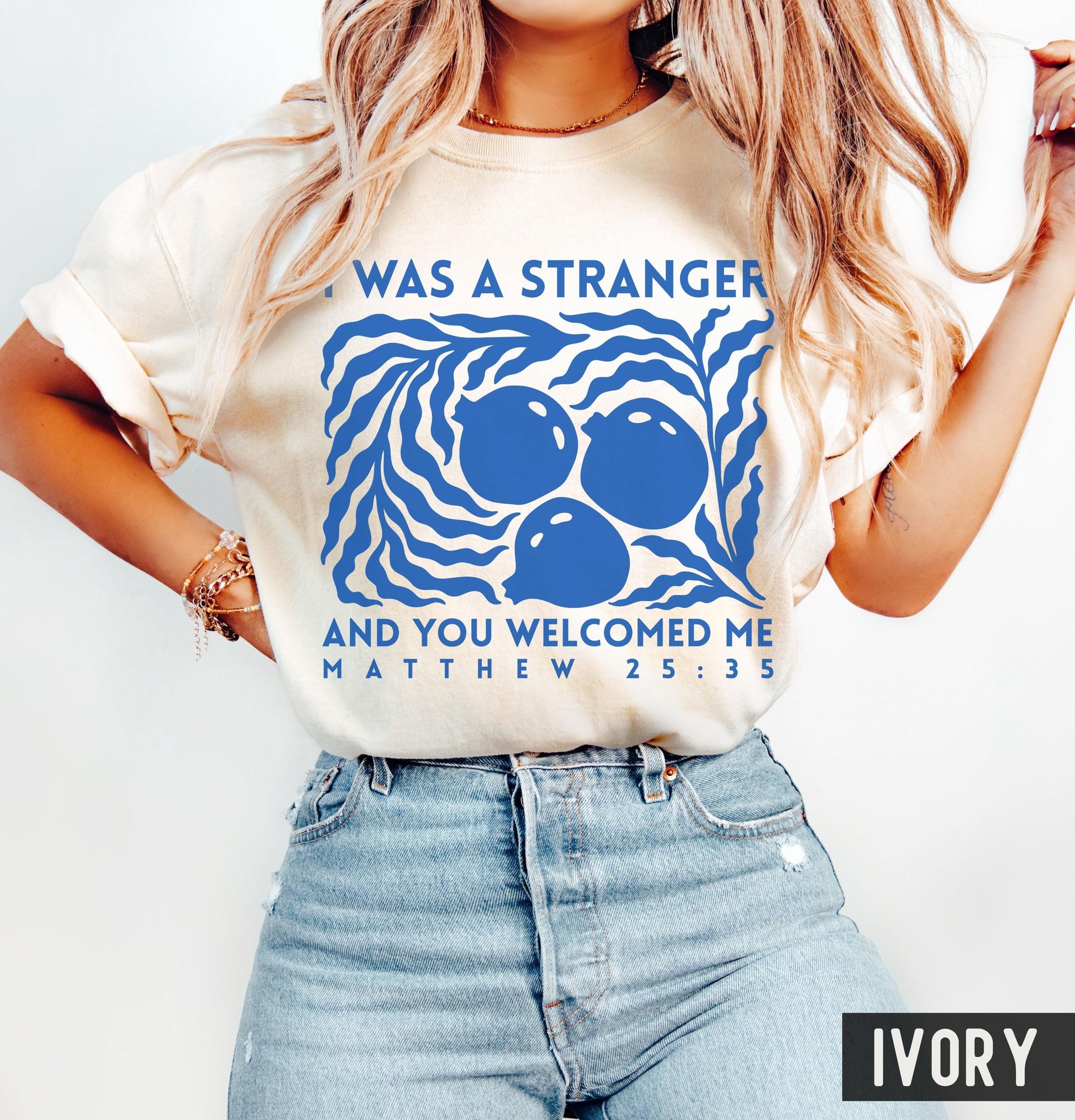 Christian Bible Verse Graphic T-Shirt – Faith-Based Compassion Message Tee