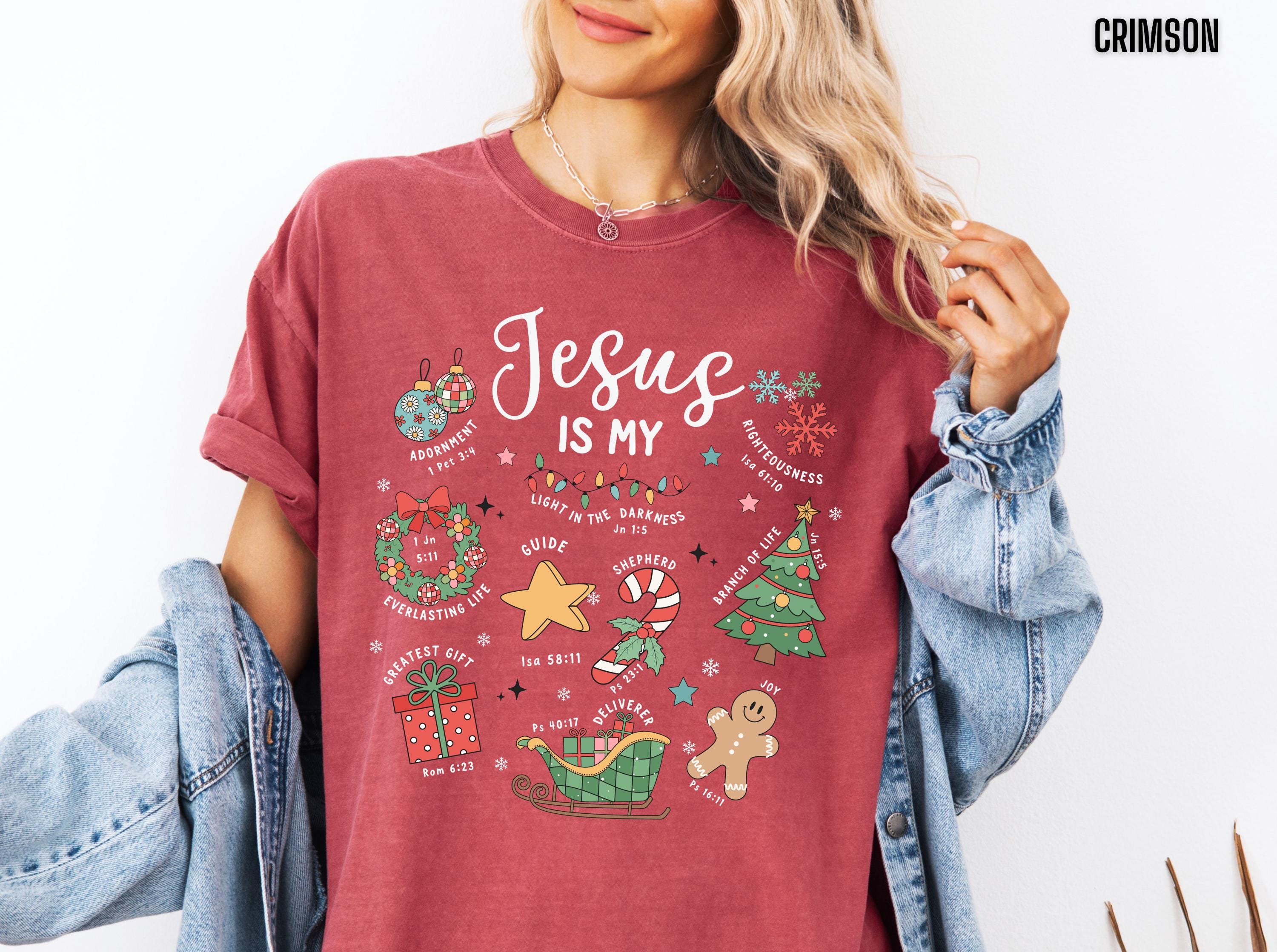 Christian Christmas Sweatshirt – Jesus Birth Faith Holiday Graphic Pullover