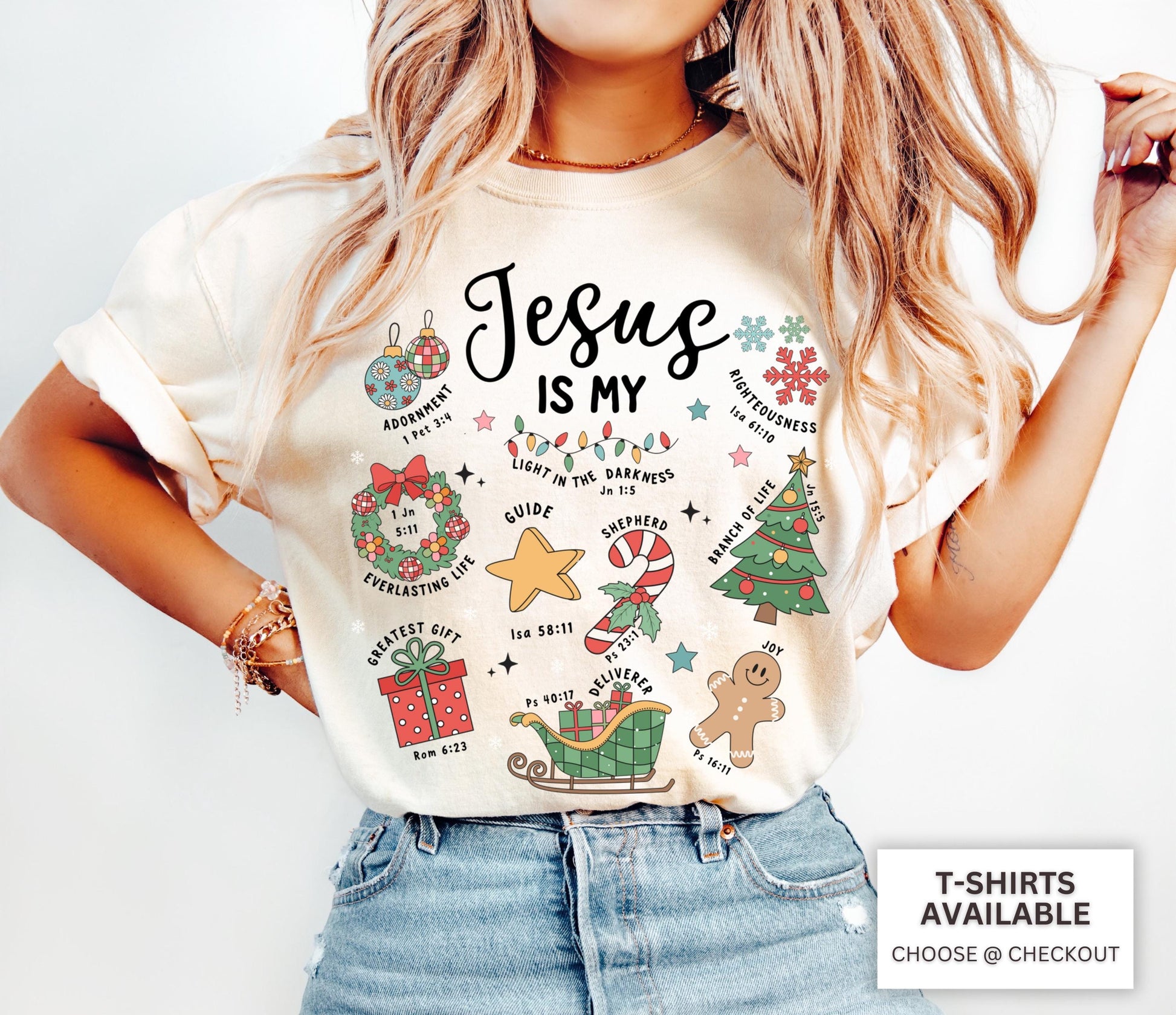 Christian Christmas Sweatshirt – Jesus Birth Faith Holiday Graphic Pullover
