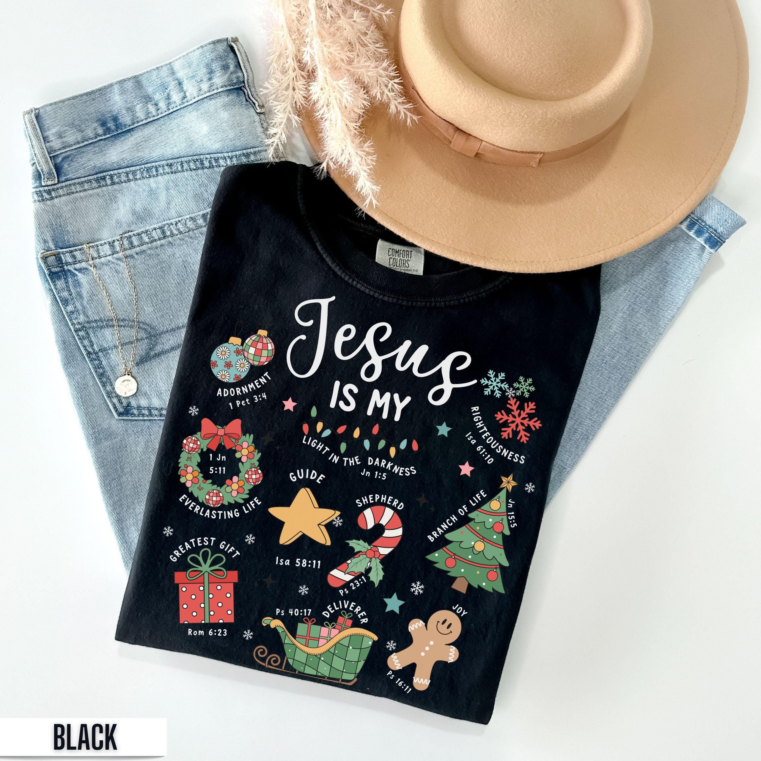 Christian Christmas Sweatshirt – Jesus Birth Faith Holiday Graphic Pullover